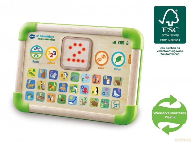 Interaktives Holz-Lerntablet
