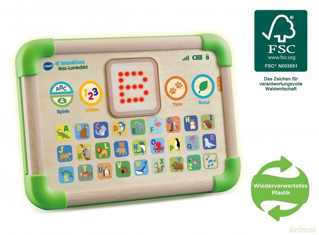 Interaktives Holz-Lerntablet