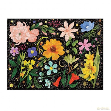 Intergalactic Flora 1000 Piece Foil Puzzle [KSIĄŻKA]