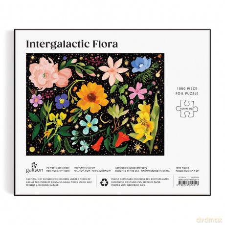 Intergalactic Flora 1000 Piece Foil Puzzle [KSIĄŻKA]