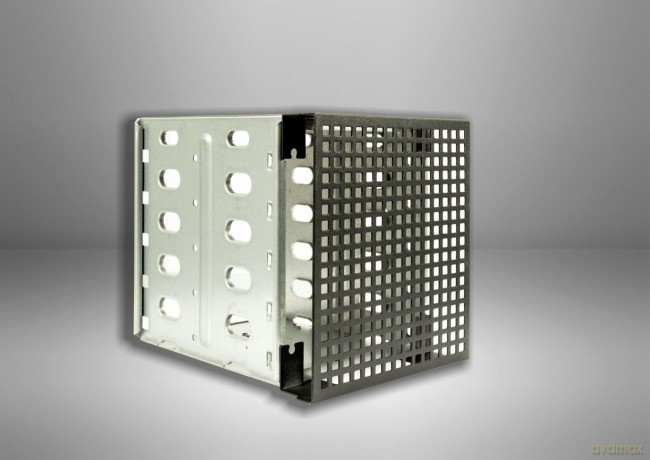 Inter-Tech Einbaurahmen 5,25" auf 5x3,5"