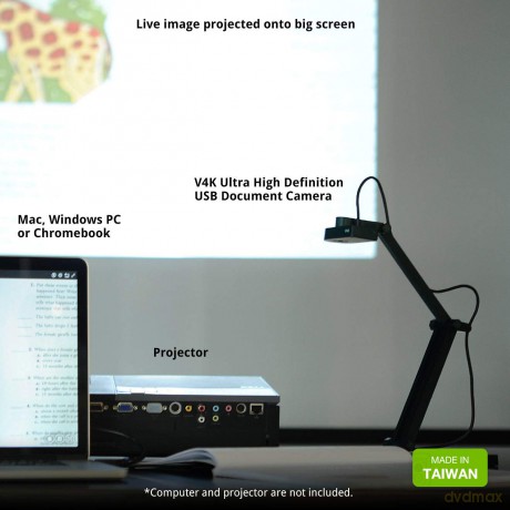 Ipevo DOK V4K USB Ultra HD 8MP