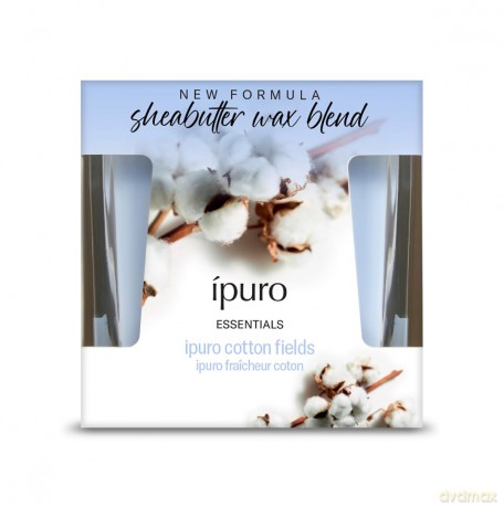 Ipuro: ipuro Duftkerze Cotton Fields hellblau C