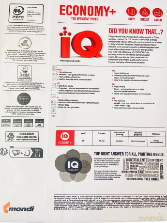 IQ Papier ECONOMY+ A4, 80g