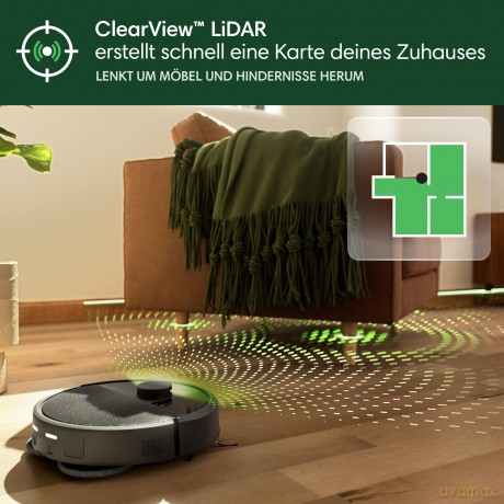 iRobot Roomba Plus 405 Combo, Schwarz