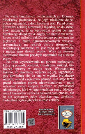 Zapomniana miłość - Hannah Howell [KSIĄŻKA]