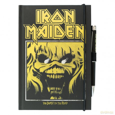 Iron Maiden Premium A5 Notebook With Projector Pen