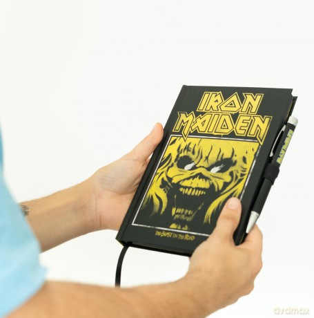 Iron Maiden Premium A5 Notebook With Projector Pen