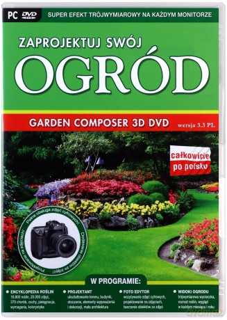 Zaprojektuj swój ogród - Garden Composer 3D wersja 3.3 [PROGRAM PC]