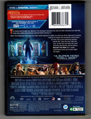 Iron Man 3 [DVD]