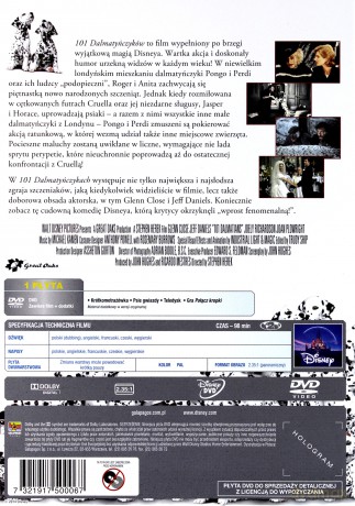 101 Dalmatyńczyków (1996) Czarne charakterki [DVD]