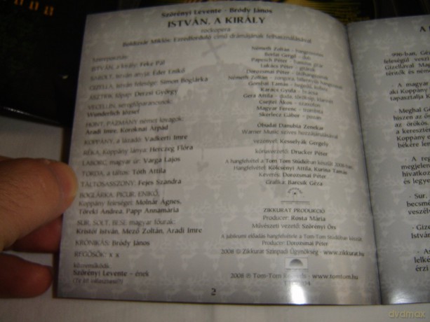 Rockopera: ISTVÁN A KIRÁLY 2CD (Társulat) [2CD]