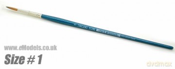 Italeri - 1 Synthetic Round Brush With Brown Tip