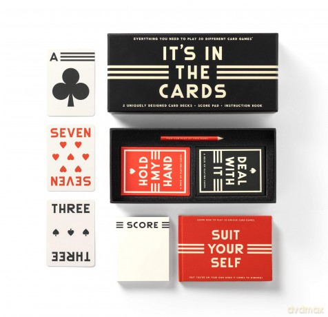 Itís In The Cards Playing Card Game Set [KSIĄŻKA]