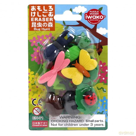 Iwako Gummen - Insecten set