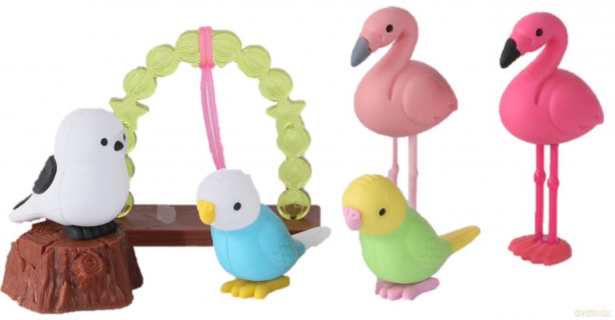 Iwako Gummen - Vogel set