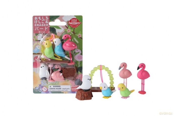 Iwako Gummen - Vogel set