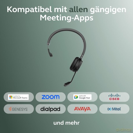 Jabra Evolve 65 TE UC Mono USB-A incl. L