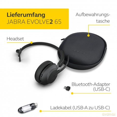 Jabra Evolve2 65 MS Mono USB-C black