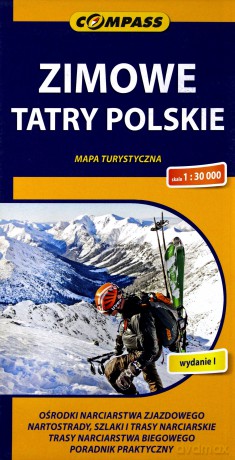 Zimowe Tatry Polskie. Mapa turystyczna w skali 1:30 000