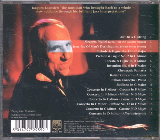 Jacques Loussier: Jacques Loussier Very Best Of [CD]
