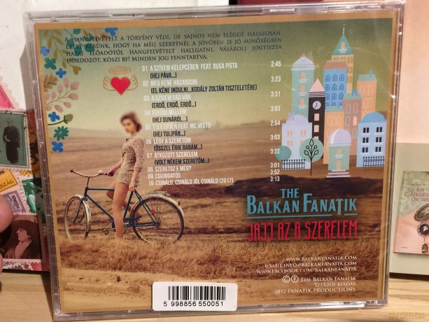 The Balkan Fanatik: Jajj, az a szerelem [CD]