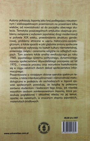 Zmiany społeczne w Japonii w XIX i XX wieku - Elżbieta Kostowska-Watanabe [KSIĄŻKA]