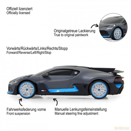 Jamara Bugatti Divo 1:24 grau