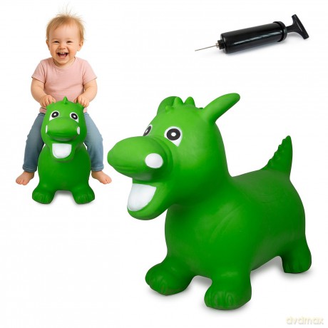 Jamara Hźpftier Drache grźn mit Pumpe