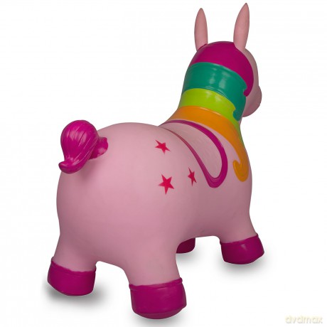 Jamara Hźpftier Einhorn bunt mit Pumpe