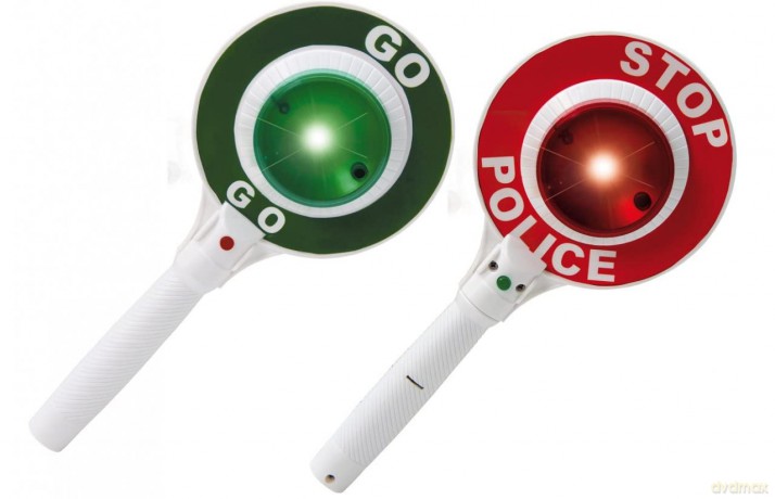 Jamara Polizeikelle mit Licht rot oder g