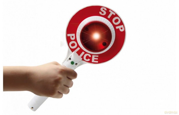 Jamara Polizeikelle mit Licht rot oder g