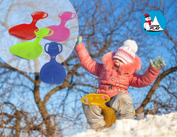 Jamara Snow Play Schneeflitzer Br mit G
