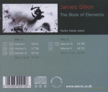 James Dillon-The Book Of Elements: James Dillon-The Book Of Elements [2CD]
