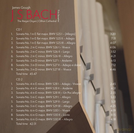 James Gough-Js Bach - Trio Sonatas: James Gough-Js Bach - Trio Sonatas [CD]