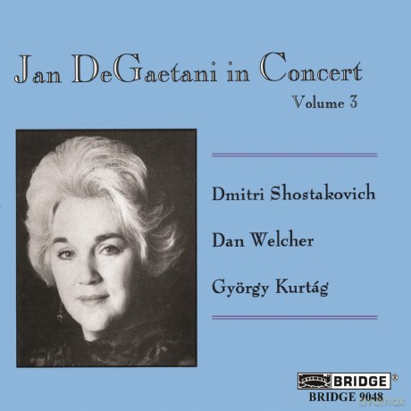 Jandegaetani-Jandegaetaniinconcertvol.: JanDegaetani-JanDegaetaniInConcertVol. [CD]