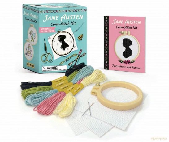 Jane Austen CrossStitch Kit [KSIĄŻKA]