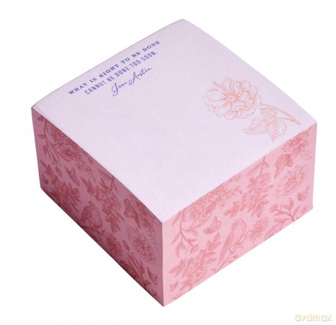 Jane Austen What Is Right To Be Done Memo Cube [KSIĄŻKA]