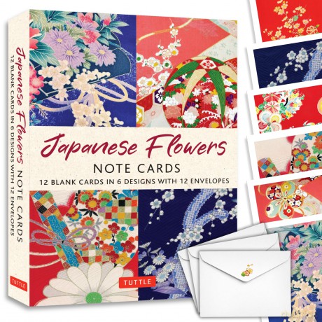 Japanese Flowers 12 Note Cards [KSIĄŻKA]