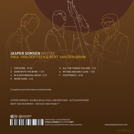 Jasper Somsen Paul Van Der Feen Bert Van Den Brink-Jasper Somsen Invites Paul Van Der Feen And Bert: Jasper Somsen Paul van der Feen Bert van den Brink-Jasper Somsen Invites Paul van der Feen and Bert [CD]