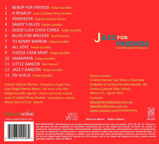 Fifth Element: Jazz For Friends [CD]