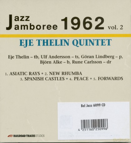 Thelin,Eje: Jazz Jamboree 1962 Vol.2 [CD]