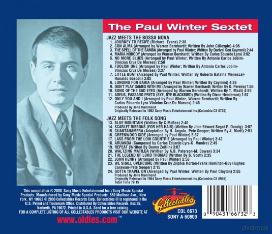Paul Winter: Jazz Meets The Bossa Nova/Folk Song [CD]
