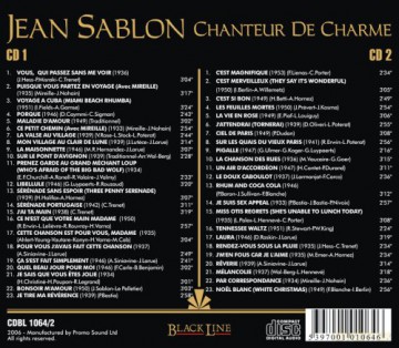 Jean Sablon Chanteur De Charme [2CD]