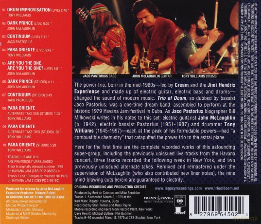 Trio Of Doom: Trio Of Doom [CD]