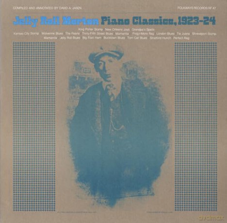 Morton,Jelly Roll: Jelly Roll Morton Piano Classics 1923-24 [CD]