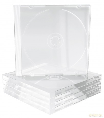 Jewel Cases Transp. 1 CDs 5st