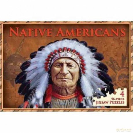 Jigsaw Book Native Americans [KSIĄŻKA]