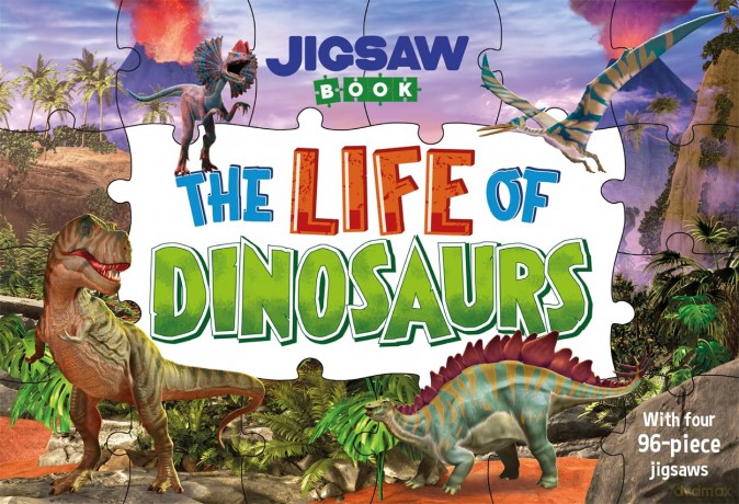 Jigsaw Book The Life of Dinosaurs [KSIĄŻKA]