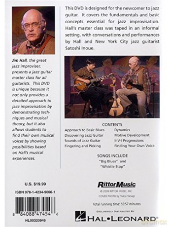 Jim Hall-Jazz Guitar Masterclass Princ [DVD]